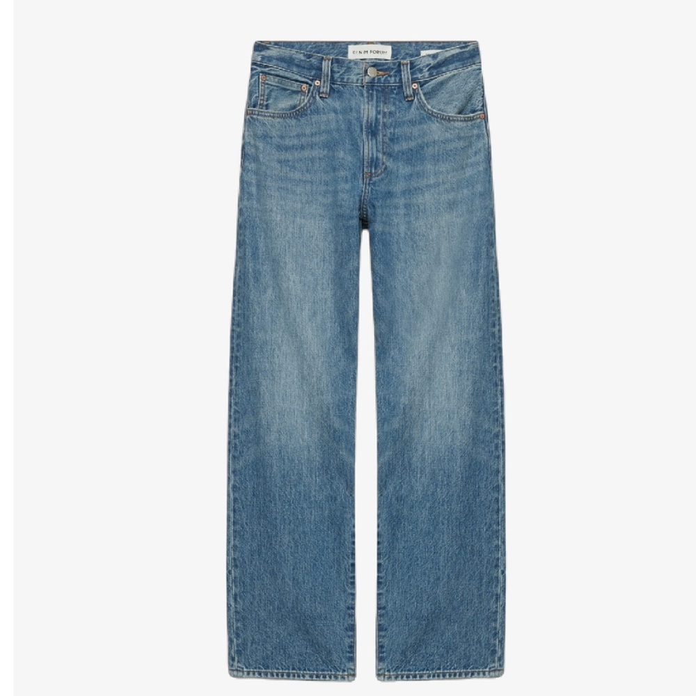 Aritzia denim forum marlow baggy jean size 26 kiss and tell blue